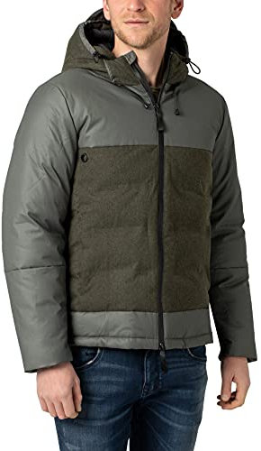 Timezone Herren Tech Jacket 1, olive wood, XXL