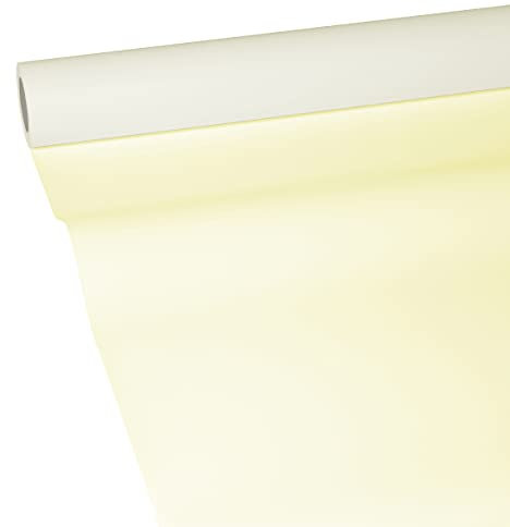 JUNOPAX Papiertischdecke 50m x 0,75m Creme, nass- und wischfest