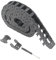 Zeberoxyz 15x20mm Drag Chain Length 1Meter Open Type Black Plastic Cable Carrier R28 with 1Kit End Connectors for 3D Printer and CNC Machines (15mmx20mm-Outside Open)