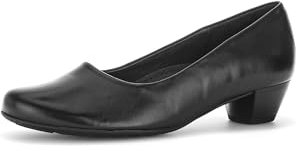 Gabor Damen Klassische Pumps | Frauen Absatzschuhe | Moderate Mehrweite (G) | Abendschuhe | Court Shoes | stöckelschuhe | schwarz | 38.5 EU - 5.5 UK