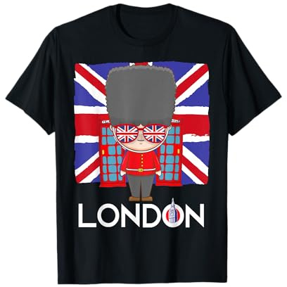 Union Jack Flagge Idee für Kinder England & Kinder Britische Flagge T-Shirt