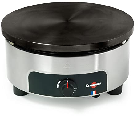 Crepes maker Crepesgerät 40cm Krampouz Komfort Rund Gas Manuell mit Batteriezündung