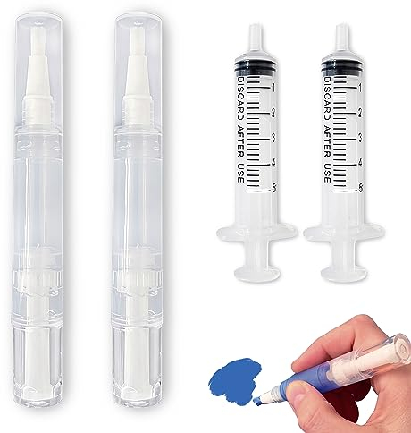 prodbest Ausbesserungsstifte mit Pinselspitze, Befüllbare Pinselstifte zur Reparatur und zum Ausbessern von Wandfarbe Möbeln Tapeten, Touch Up Paint Pen, Korrekturstift nachfüllbar