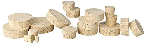 Kork-Deko Fass-Korken [Verschiedene Größen] als Verschluss von Fässern, Ballonflaschen | Spitze Form | Naturkorken - 100% Naturkork - Spitzkorken, Fasskorken 31 Größen zur Auswahl (32x72/67)