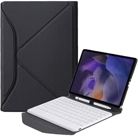JIANG Tablet Keyboard Case BA08 Diamond Texture Bluetooth Keyboard Leather Case with Triangle Back Support For for SAMSUNG Galaxy Tab A8 2021 SM-X205 / SM-X200