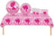 Set di 69 tovaglie, piatti di carta, tovaglioli e bicchieri, per feste in plastica, per bambine, baby shower, Bar-bie, decorazioni per feste di compleanno, colore: rosa acceso