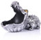 oliruim Alligator Statue Key Bowl, Fun Animal Statue Candy Dish for Entryway Decorative Bowl, Office Candy Dish, Big Mouth Sculpture Home Living Room Trinket Container Storage Box (Silver)