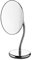 Amlife Paris - Miroir Grossissant sur Pied Flexible - Acier Inoxydable - Ø17.5cm - Hauteur 28.5cm - Petit Miroir Rond - Double Face - Miroir Maquillage - Grossissement x7 - Gamme Rétro Barbier