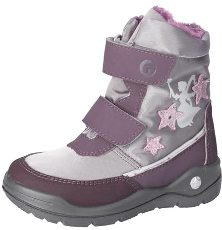 RICOSTA Mädchen Winterstiefel Aileen, Kinder Boots, Weite: Mittel, Sympatex, Blinklicht