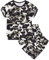 Ensemble Camouflage Enfant Garcon Fille 1-14 ans Ete Tailleur 2 Pieces Tee Shirt Manche Courte Et Short Ado Fille Garcon Chic Ample Confortable Fashion Casual Vacances Sport (9-10 ans, Gris)