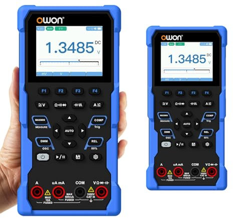 OWON HDS120 oscilloscopio 2 in 1 + multimetro a 4 cifre 20000 Counts True RMS Tester 1 MHz 5 MS/s Range automatico