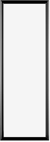 Home Decoration - Bilderrahmen 33x98 cm - Schwarz Hochglanz - Bilderrhamen aus Kunststoff mit Antireflex Kunstglas - Fotorahmen 33x98 cm - Biggy
