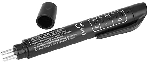 Milltrip Tester Digitale per Liquido Freni - Penna per Controllo qualità Olio con 5 Luci LED, Strumento di Test Diagnostico Freno Automatico per DOT3 / DOT4 / DOT5