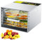 déshydrateur Alimentaire en Acier Inoxydable, séchoir à Fruits à 6 Plateaux avec Livre de Recettes Gratuit, réglage de la température de 30 à 90 ℃, avec minuterie numérique 24 Heures, pour légumes