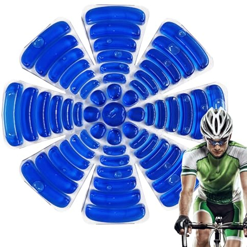 Jubilofex Bonnet rafraîchissant pour casque de vélo, doublure rafraîchissante, réutilisable, pour sports de plein air, cyclisme, course à pied, camping, randonnée