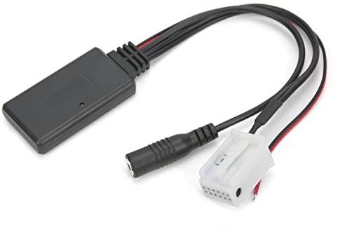 ZASCHMOY Aux-Adapter für Car Radio RD4-12Pin -Audioanschluss für und -Handsfree Mic Aux-In mit Hochtemperaturbeständigem ABS-Material