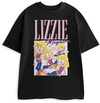 Disney Lizzie McGuire Womens Short Sleeved T-Shirt Options| Crew Neck Graphic Tee | Casual Wear Merch