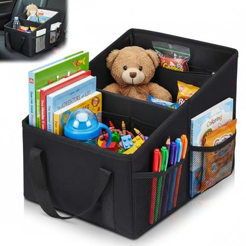 Organizador Asiento Coche Oxford Impermeable Gran Capacidad 25x31x25 cm