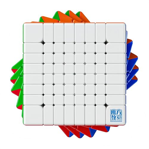 XMDCuber Meilong V3 Speed Cube 8x8 Stickerless, MeiLong 8x8 V3 Puzzle Cube 65.5mm, Difficult Challenge, Christmas Birthday Gift (2025 Version)
