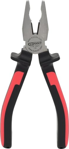 KS Tools 115.1021 Pince universelle, à poignées bi-composants L.180 mm