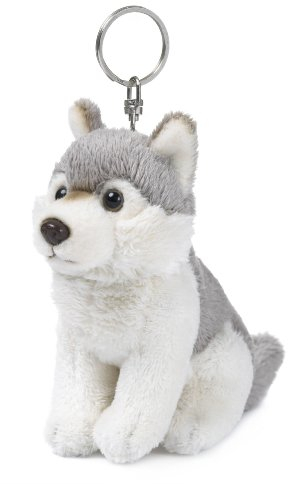 WWF - Porte-Clefs Peluche Loup - Hauteur 10cm