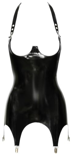 Hebe-BH & String ouvert mit Stickerei Mint-pink - Gr. 85B/L