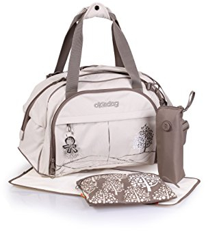 okiedog Shuttle Weekender/Mamatasche inkl. Zubehör (DAHOMA beige)