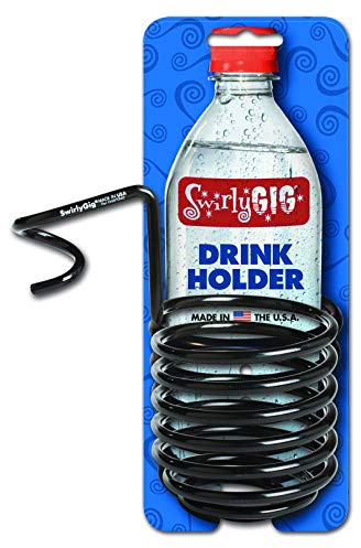 SwirlyGig SG2000 II Drink Holder for 1 Tubing, Black
