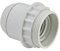 DEBFLEX - E27-Fassung 1/2 Gewinde - Lampenfassung mit Schraubbirne - Weiß - 50,6 x 54,3 x 50,6 mm