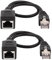 sourcing map 30 cm Ethernet Mâle Femelle Câble réseau RJ45 Rallonge 2