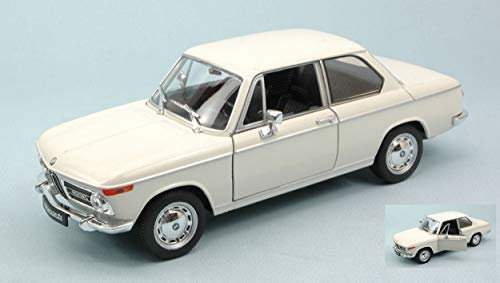 Welly WE4053W BMW 2002 Ti 1972 White 1:24 MODELLINO DIE CAST Model