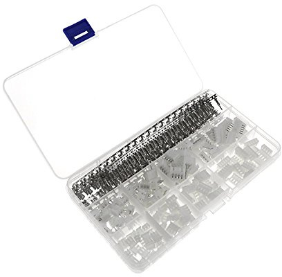 WINGONEER 2.54mm JST-XHP JST Connector Kit with 2.54mm Female Pin Header, JST-PH 2/3 / 4/5 Pin housing Connector Adapter Plug - 560pcs
