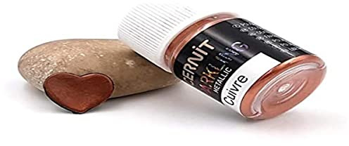 CERNIT CE6100005057C - Dose Pigmentpulver 5g, SPARKLING METALLIC, für Modelliermasse (Polymer) und Epoxidharz geeignet, für die Malerei, DIY- und Bastelprojekte, Kupfer mit Metalleffekt, 1 Stück