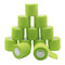Fuluning, Bandagen,Athletic Tape,Haftbandage, Crepe Verbände,Flexible Bandage,Selbstklebende Bandage,Haftbandagen,vet, Gaze Bandage, vet Wickeln Für Pferde,Natural Gummi 5 cm x 4,5 m,Olive Grün