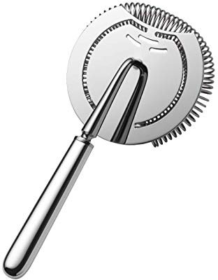 Robbe & Berking Colección de Bar Dante Colador gusanillo (Chapado Macizo en Plata con 150 g)