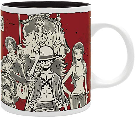 ABYSTYLE - One Piece - Taza - 320 ml - Luffy's Crew Estilo japonés