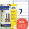 AVERY Zweckform LR4760-10 Recycling Ordnerrücken Etiketten (70 Rückenschilder, 38x192mm auf A4, 100% recyceltes Altpapier, schmal/kurz, selbstklebend, bedruckbare Ordneretiketten) 10 Blatt, naturweiß