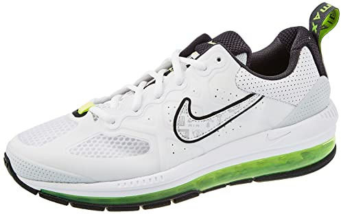Nike Air Max Genome, Herren-Sportschuhe, White Black Volt Pure Platinum, 44 EU