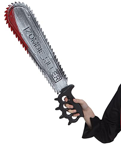 Rubies Seghetto uccide zombie per bambini, lunghezza 50 cm, sangue finto, materiale plastico, originale, ideale per Halloween, carnevale e compleanno.