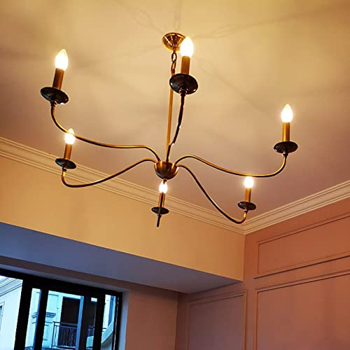 Machine Chinese Style Outdoor Chandelier, Waterproof Courtyard Corridor Pavilion Droplight, Gallery Pavilion Sun Room Pendent, Villa Roof Ceiling Lamp,for Bedroom,Dining Room, Girls Room, Foyer