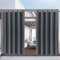 Rosnek Outdoor Vorhang Wetterfest mit Ösen,Outdoorvorhänge B 180×H 274 cm Outdoor Vorhänge Wasserdicht Außenvorhang,Winddicht Balkon Gardinen für Terrasse,Pergola,Pavillon,1 Stück,Obere Ösen