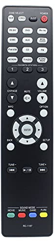 RC-1167 Fernbedienung Ersatz für Denon AV Receiver AVR-2113 AVR-2113CI AVR-1913 AVR-2313CI AVR-2313 AVR2113 AVR2113CI AVR1913 AVR2313CI AVR2313