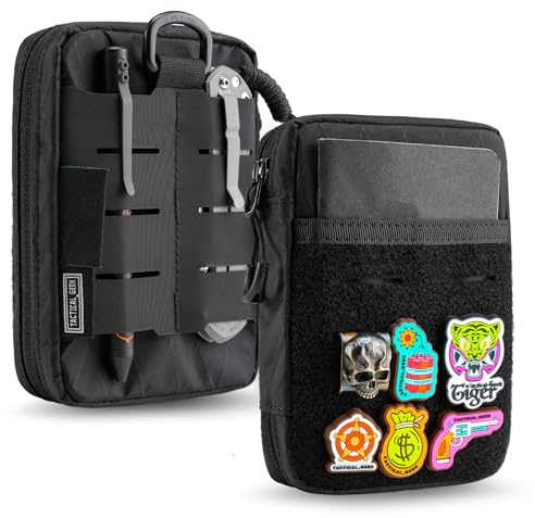 TACTICAL GEEK EDC Compact Waist Pocket Pouch, Multi-Purpose Molle EDC Pouch Gadget Organizer