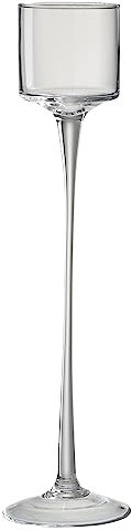 J-Line Photophore sur Pied Verre Transparent Large