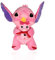 wiztex Stitch Kuscheltier - 26 cm Lilo und Dreaming Stitch Plüschfigur - Schön Stich Plüschtier Geschenk für Kinder (Rosa)