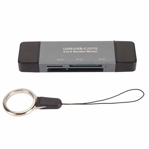 SD-Kartenleser, OTG USB C / USB3.0-Speicherkartenleser. Micro-SD-Kartenadapter. Unterstützt SD-, microSD- und CF-Karten