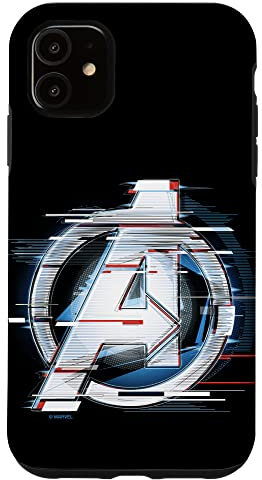 Hülle für iPhone 11 Marvel Avengers: Endgame-Logo Silver Speed