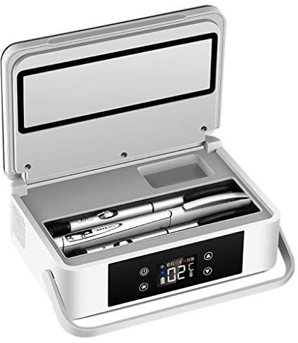 ABBNIA Réfrigérateur à insuline Mini-réfrigérateur Refroidisseur d'insuline Étui de Voyage Réfrigérateur à insuline Portable 2-8°C