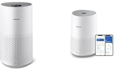 Philips Luftreiniger Smart 1000i Serie - Reinigt Räume bis zu 78 m² & Luftreiniger 600-Serie, energieeffizient mit Smart Sensor