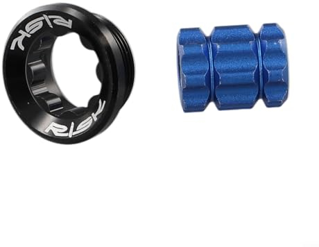 CNC M20 x 8 mm Schraube für HollowTech II Kurbelgarnituren, ideal für Fahrrad-Enthusiasten (schwarz + Werkzeug)